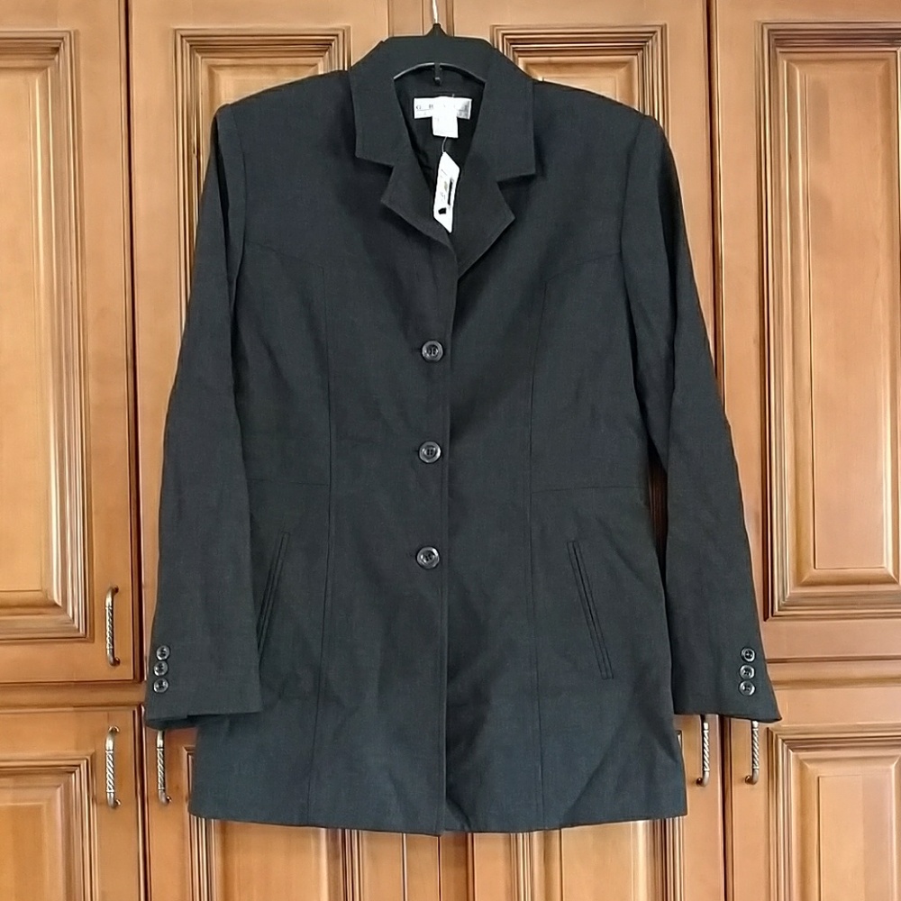 Wool pants suit BNWT